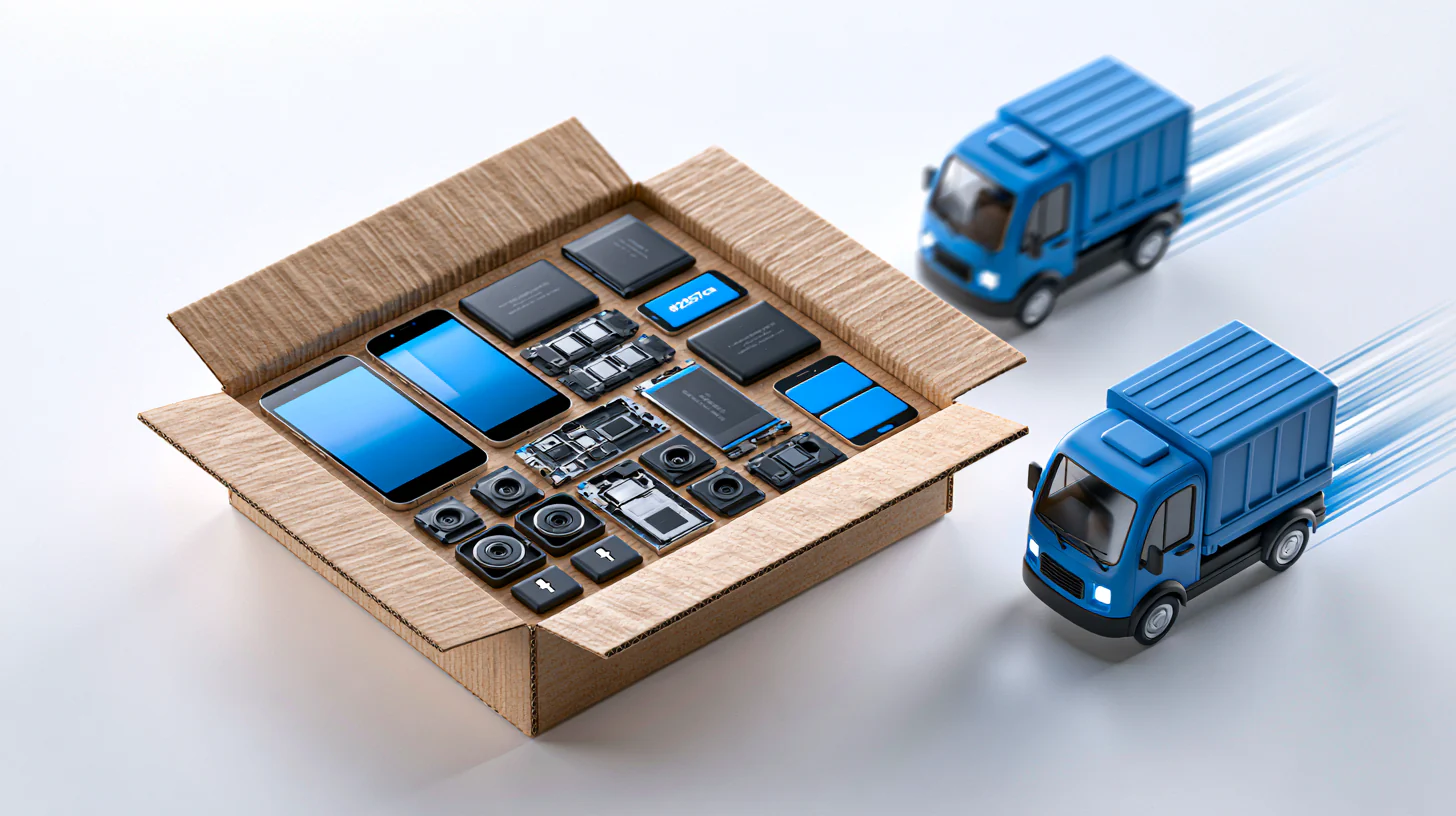 Parts packaged and dispatched for fast delivery