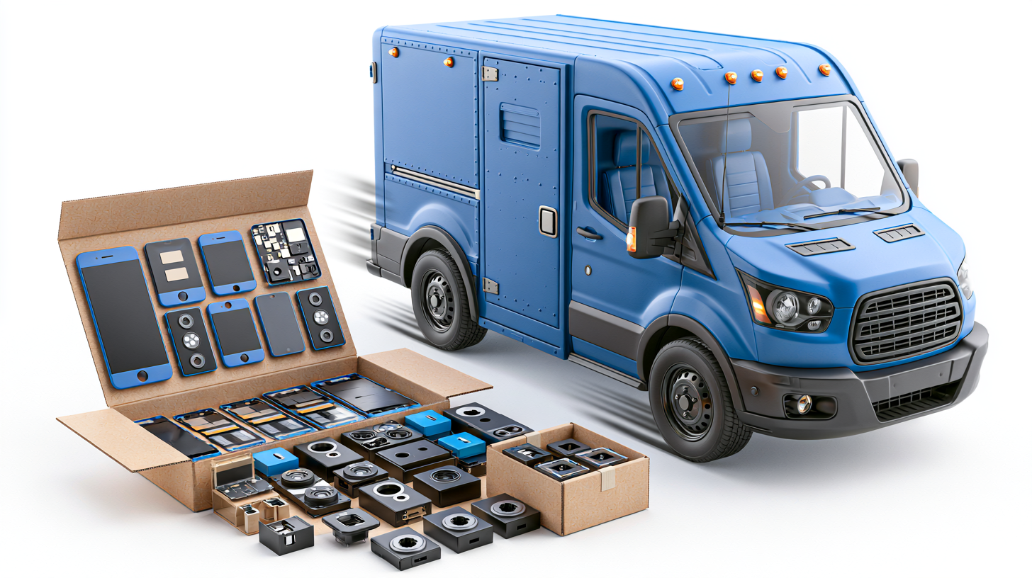 Parts packaged and dispatched for fast delivery